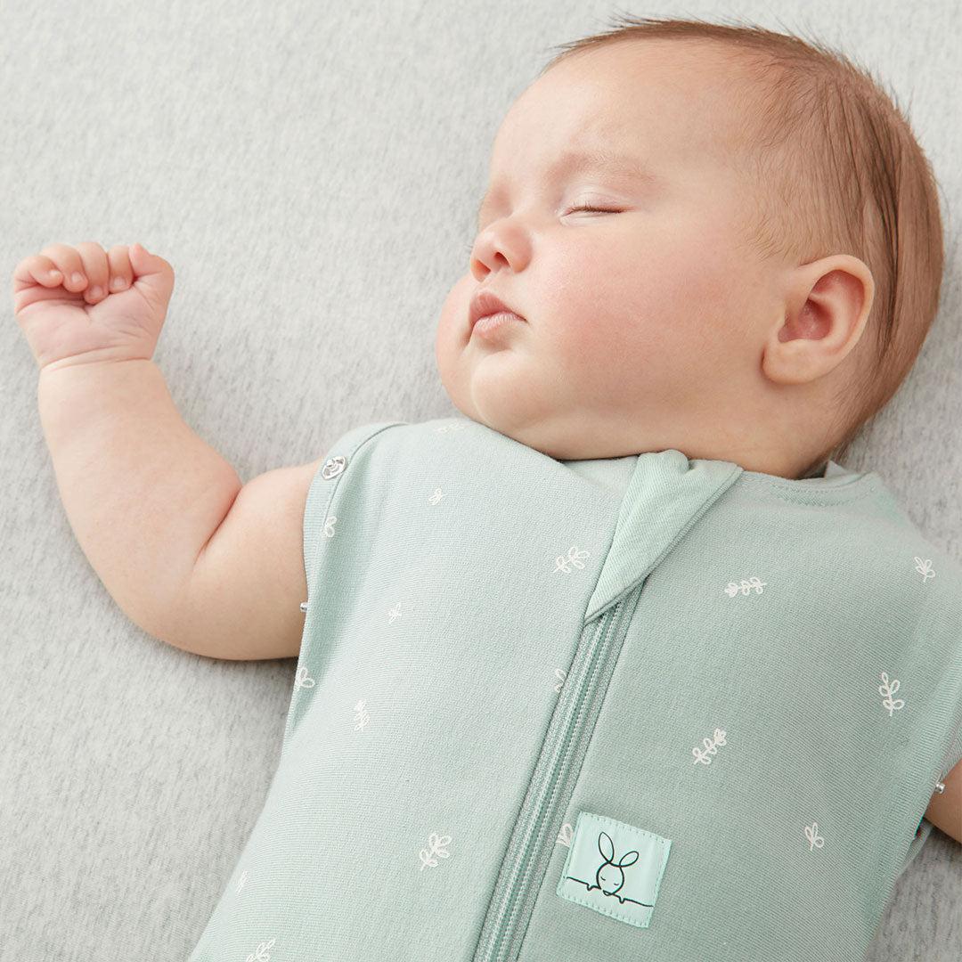 ergoPouch Organic Summer Cocoon Swaddle Sleeping Bag - 0.2 Tog - Sage - Image 7