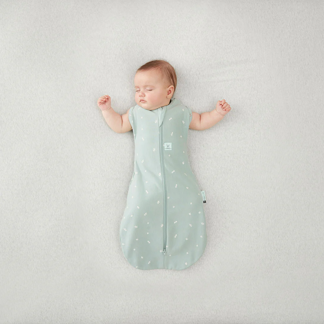 ergoPouch Organic Summer Cocoon Swaddle Sleeping Bag - 0.2 Tog - Sage - Image 9