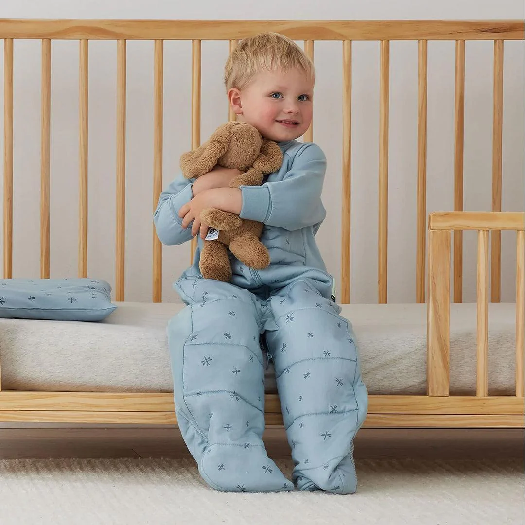 ergoPouch - Organic Toddler Pillow & Case - 0.3 TOG  - Blue Dragonflies - Image 5