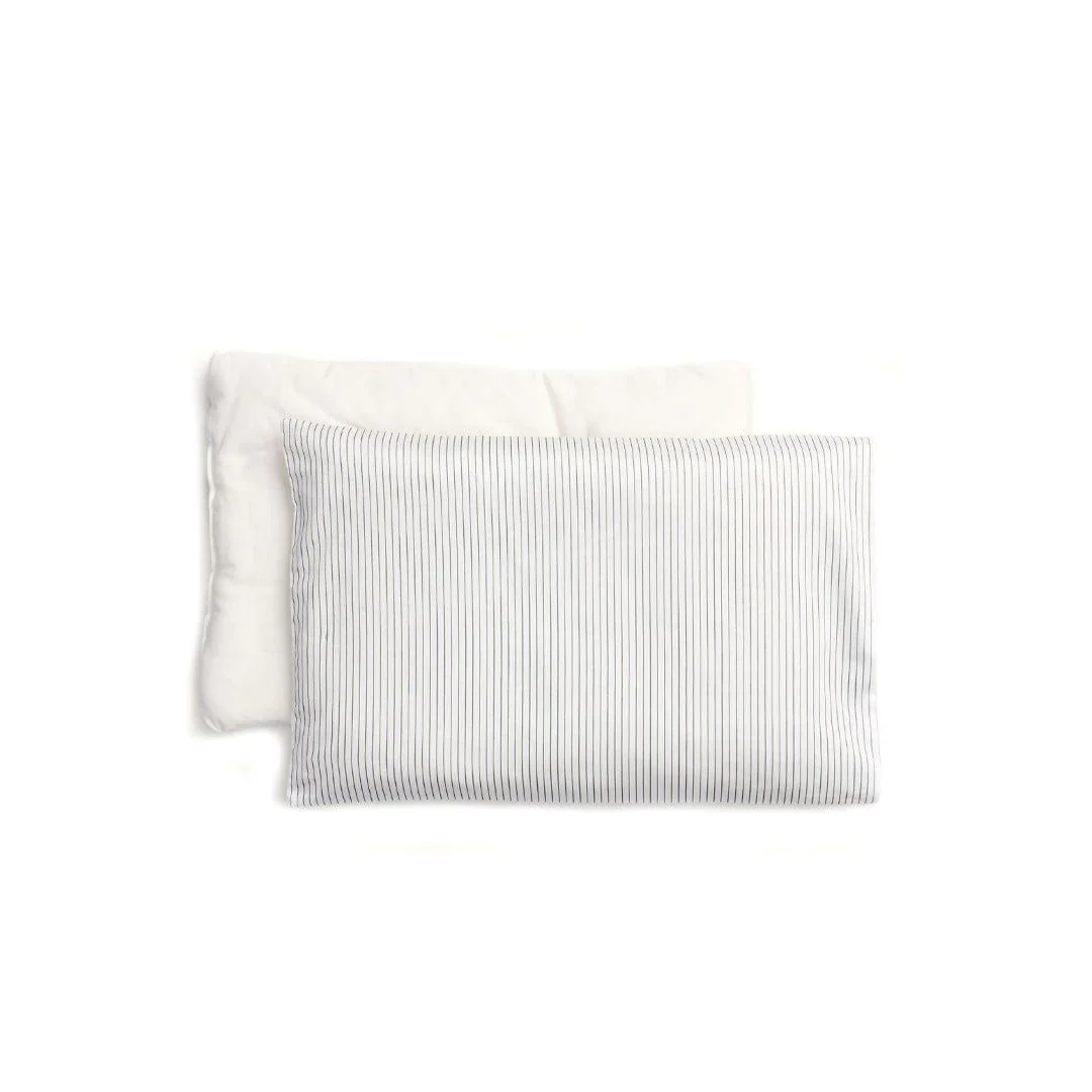 ergoPouch - Organic Toddler Pillow & Case - 0.3 TOG  - Midnight Stripe