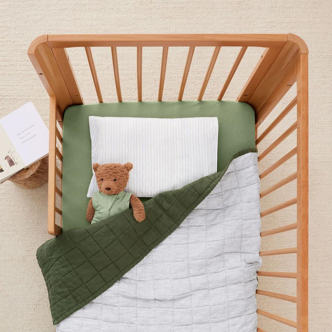 ergoPouch - Organic Toddler Pillow & Case - 0.3 TOG  - Midnight Stripe - Image 3