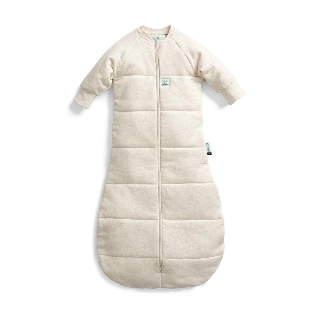 ergoPouch - Organic Winter Long Sleeve Sleeping Bag - 2.5 TOG - Oatmeal