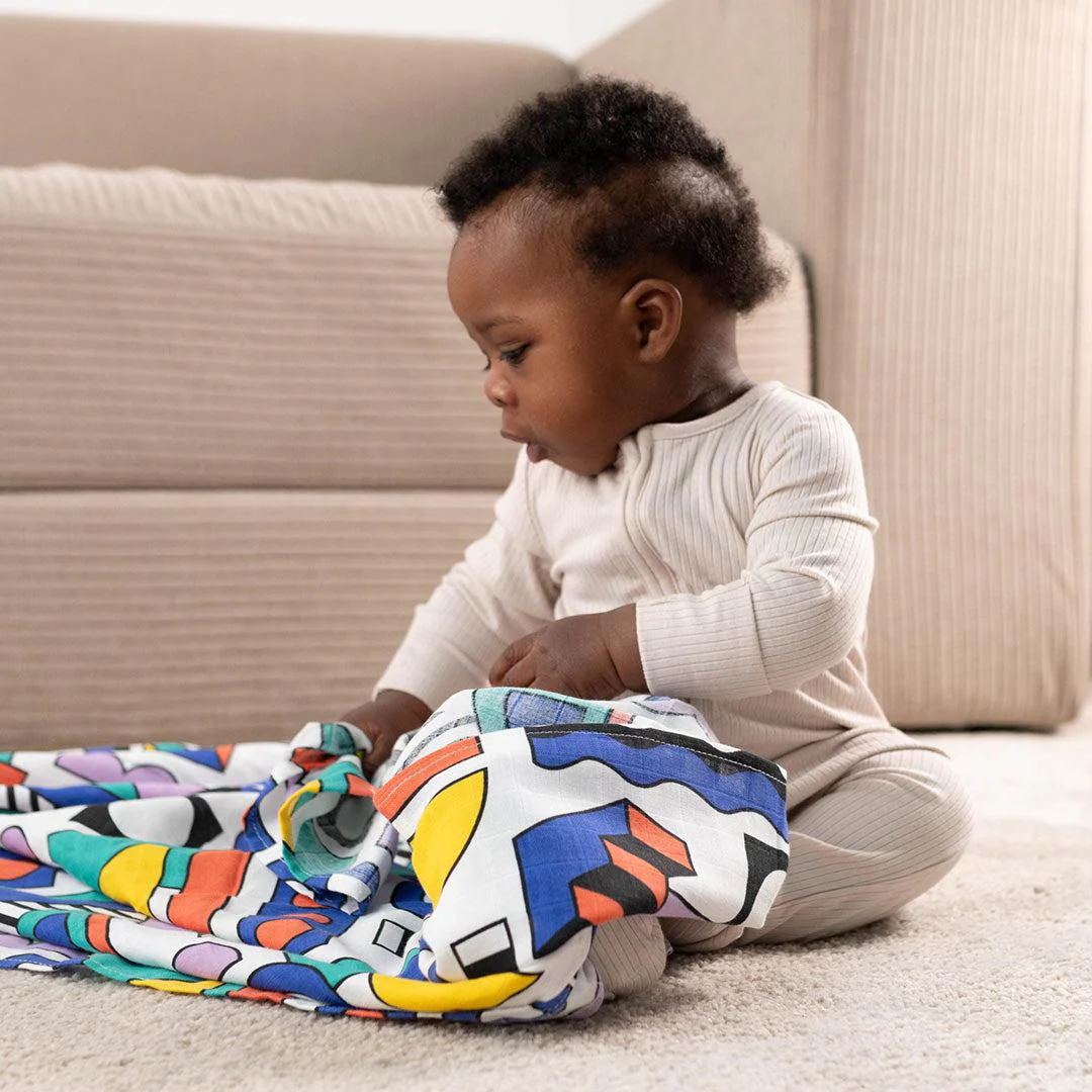 Etta Loves Muslin Squares - 2 Pack - Camille Walala - Image 2