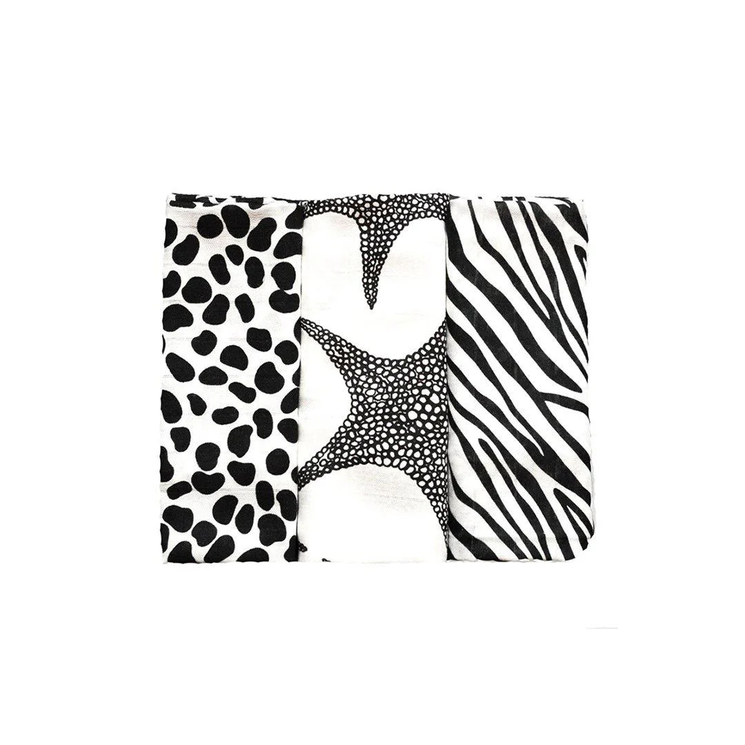 Etta Loves Muslins - Animals - 3 Pack