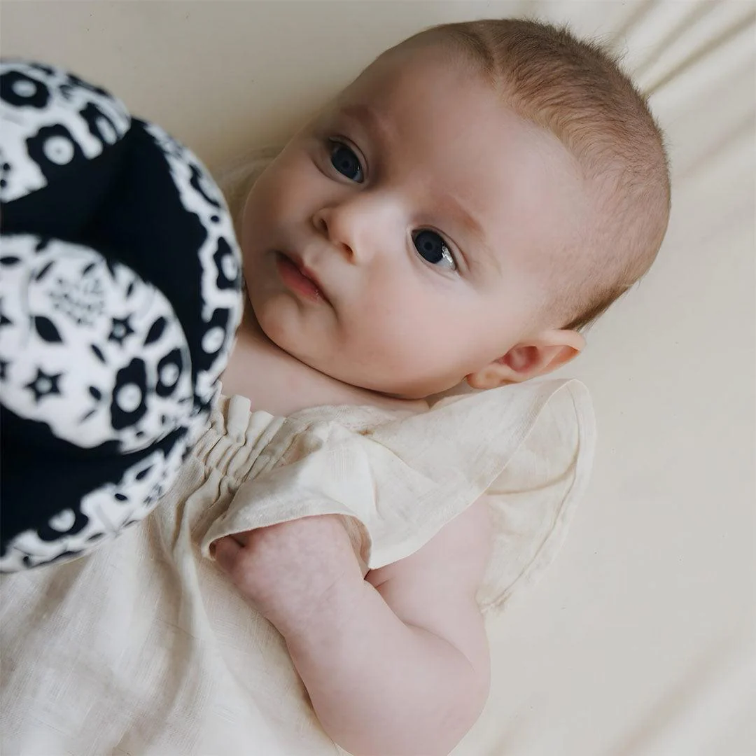Etta Loves x LIBERTY Sensory Grasp Ball - Black & White - Image 6