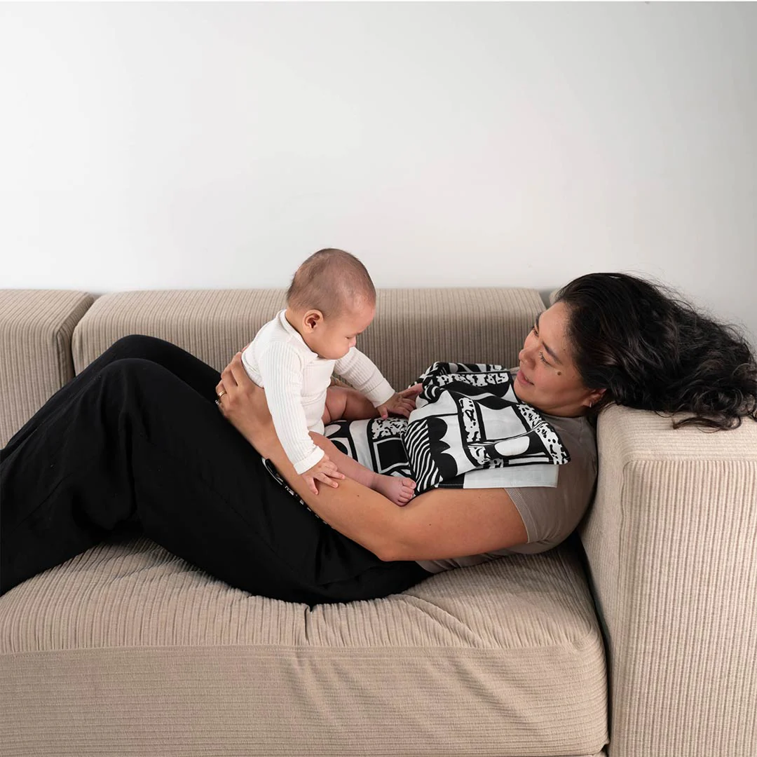 Etta Loves XL Mono Muslin - Black + White - Image 3