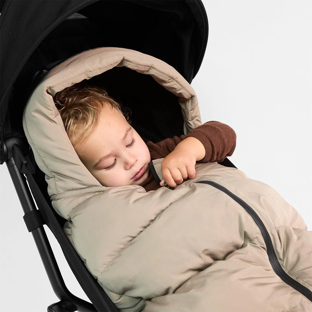 Finnson Alma Eco Universal Pram Footmuff  - Taupe - Image 5