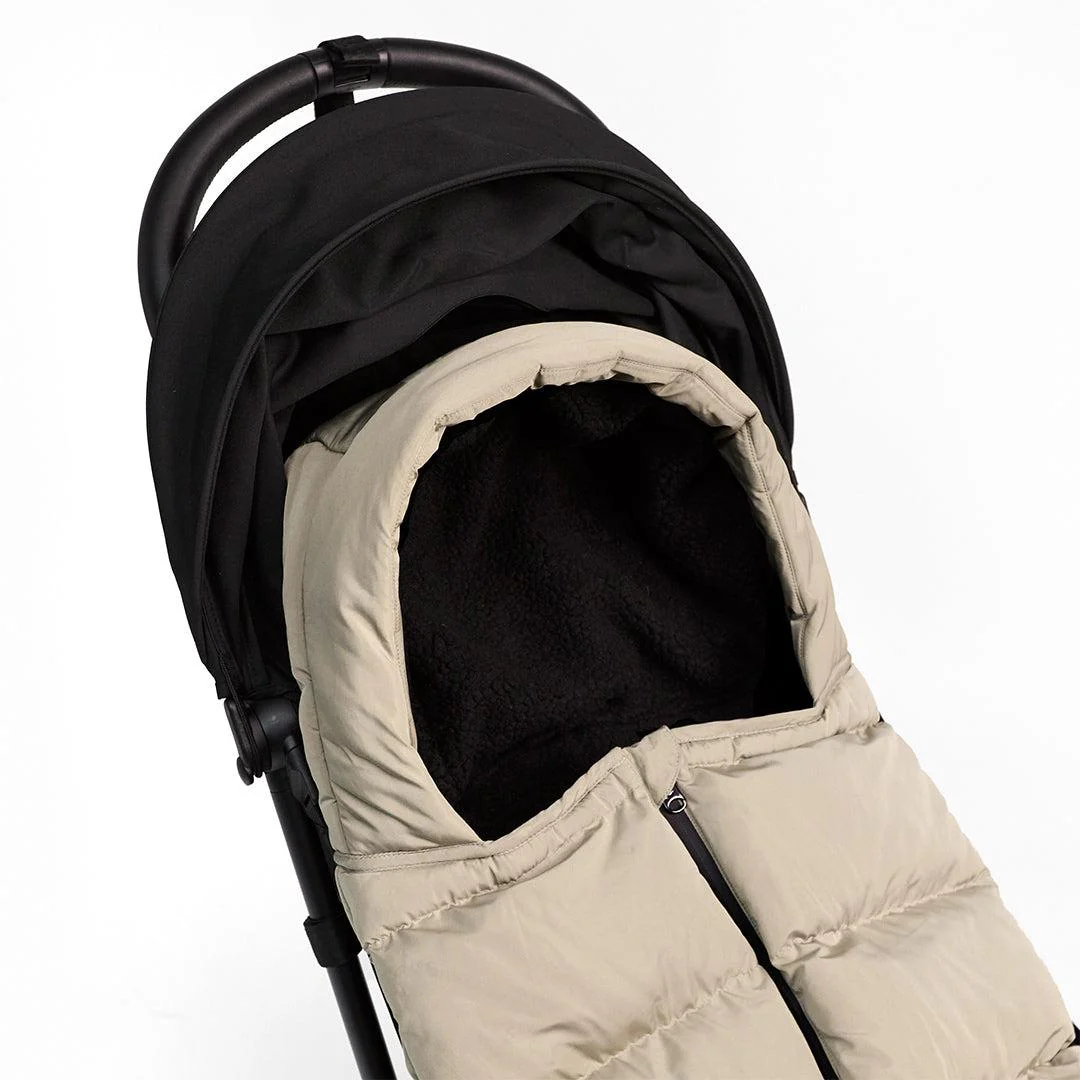 Finnson Alma Eco Universal Pram Footmuff  - Taupe - Image 6