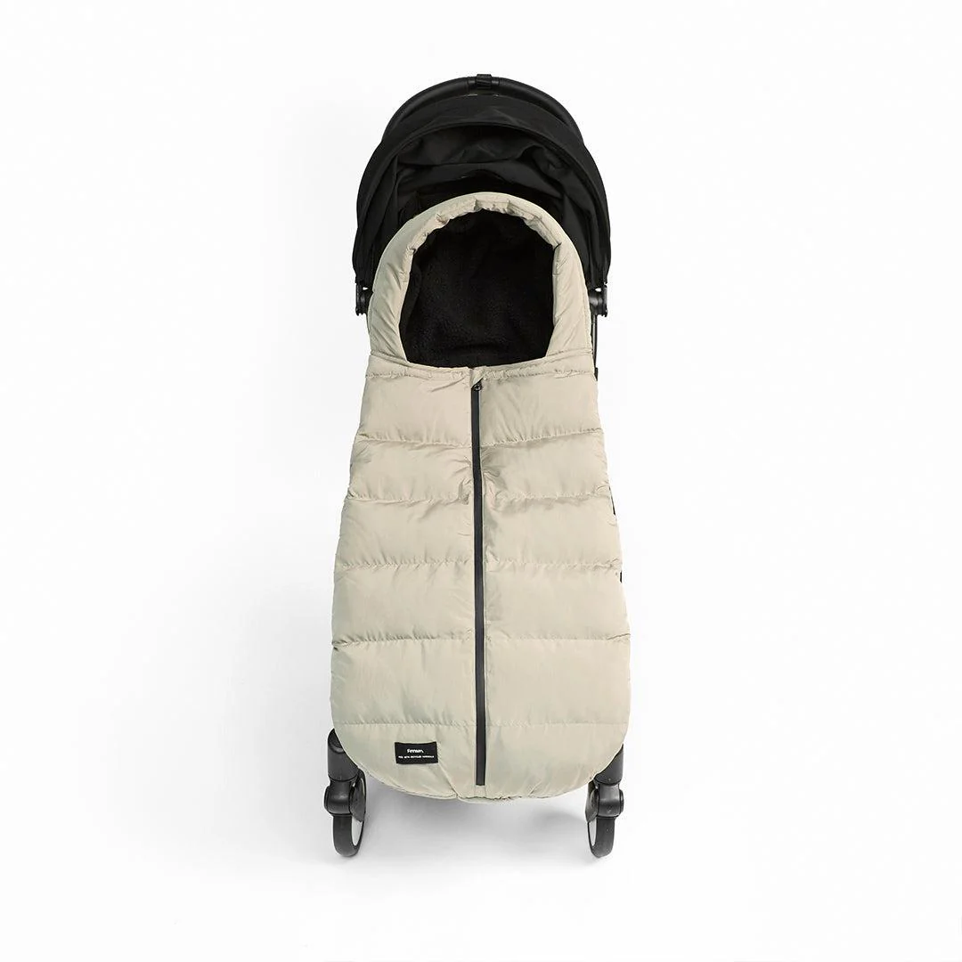 Finnson Alma Eco Universal Pram Footmuff  - Taupe - Image 7