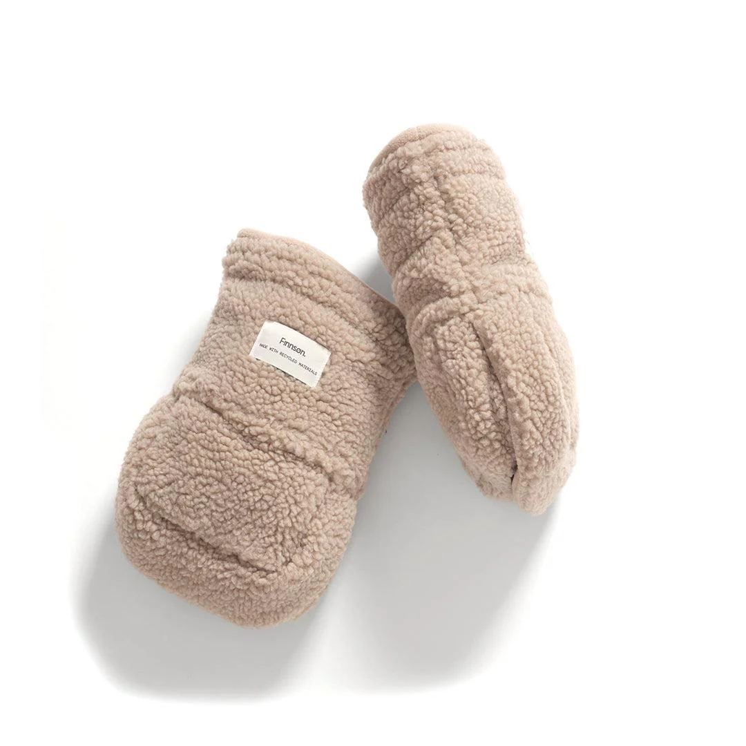 Finnson Astrid Eco Stroller Mittens - Teddy Borg - Image 4