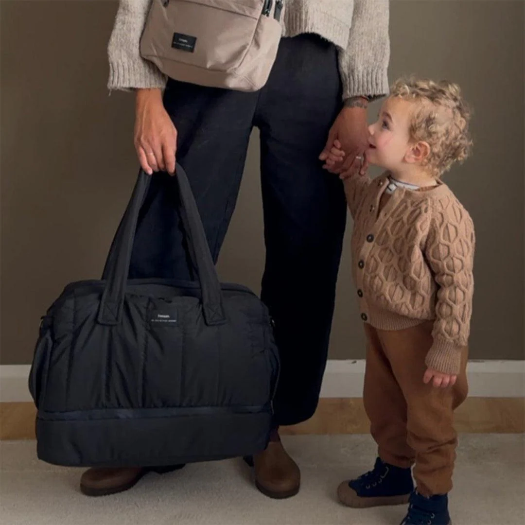 Finnson Innes Eco Holdall Changing Bag With Changing Mat - Black - Image 5