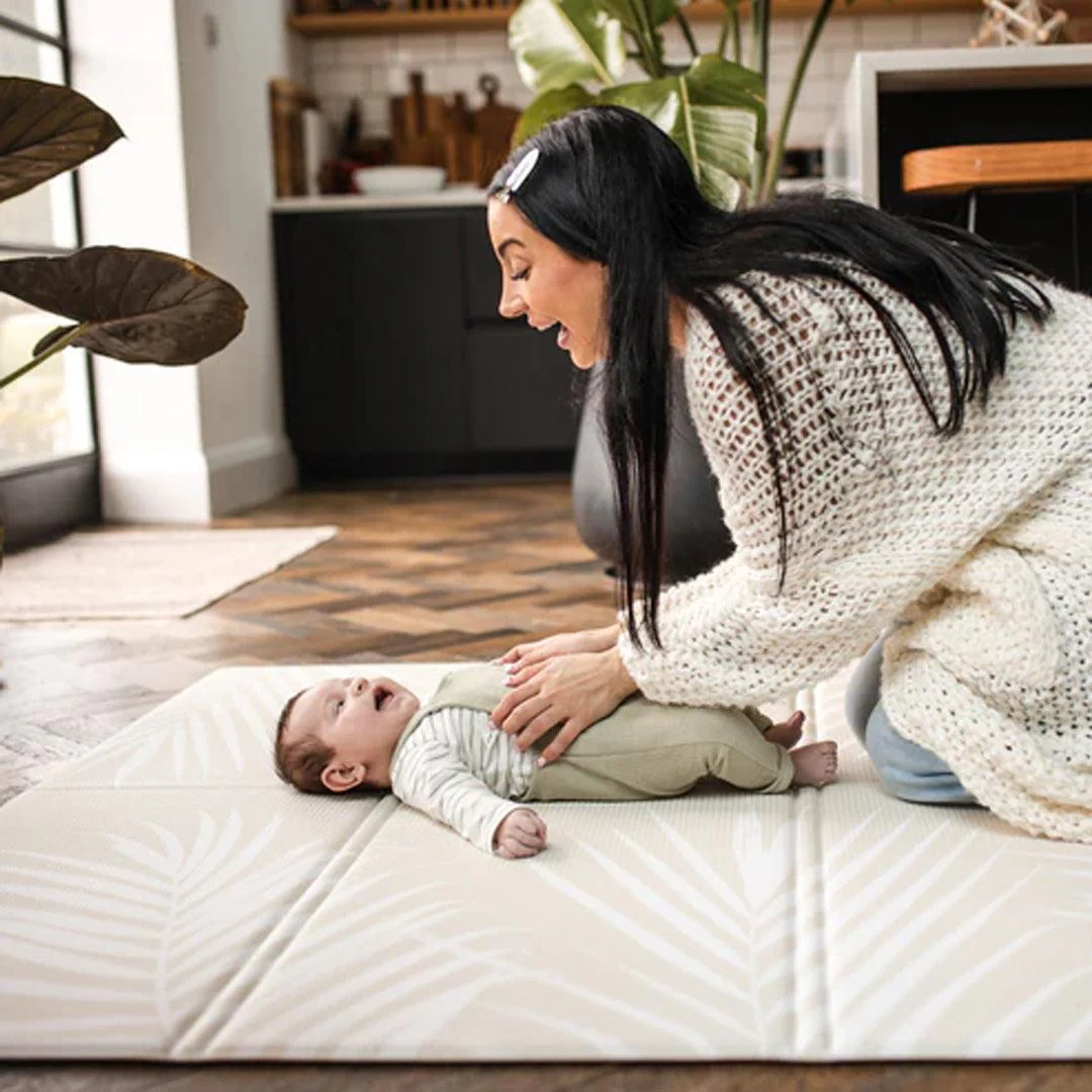 FOLDiMATS Playmat 130x130cm - Palm Scandi - Image 2