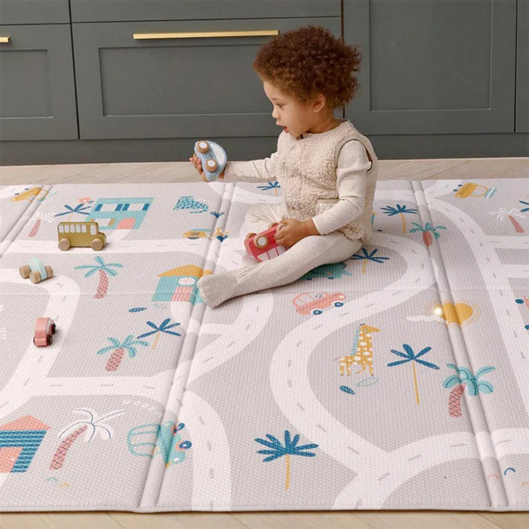 FOLDiMATS Playmat 130x130cm - Tropic Trails Lumi - Image 6