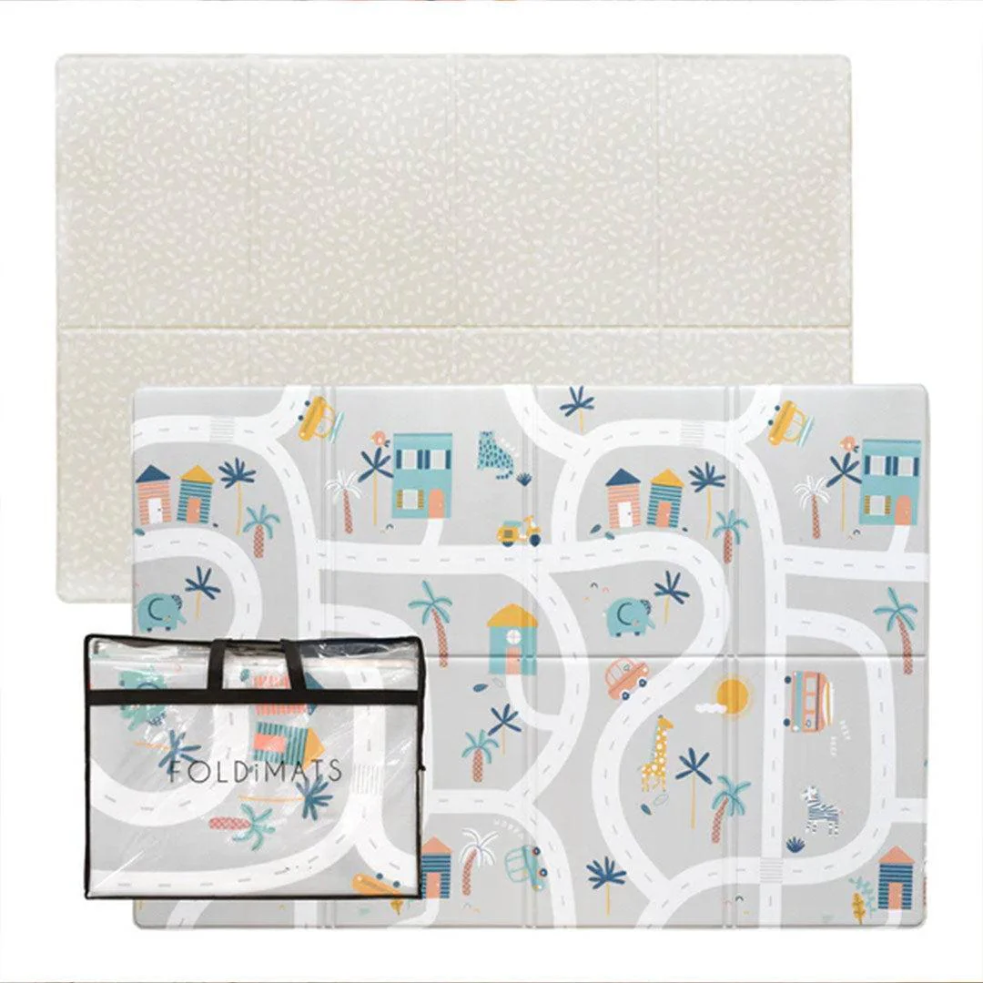 FOLDiMATS Playmat 130x190cm - Tropic Trails Lumi