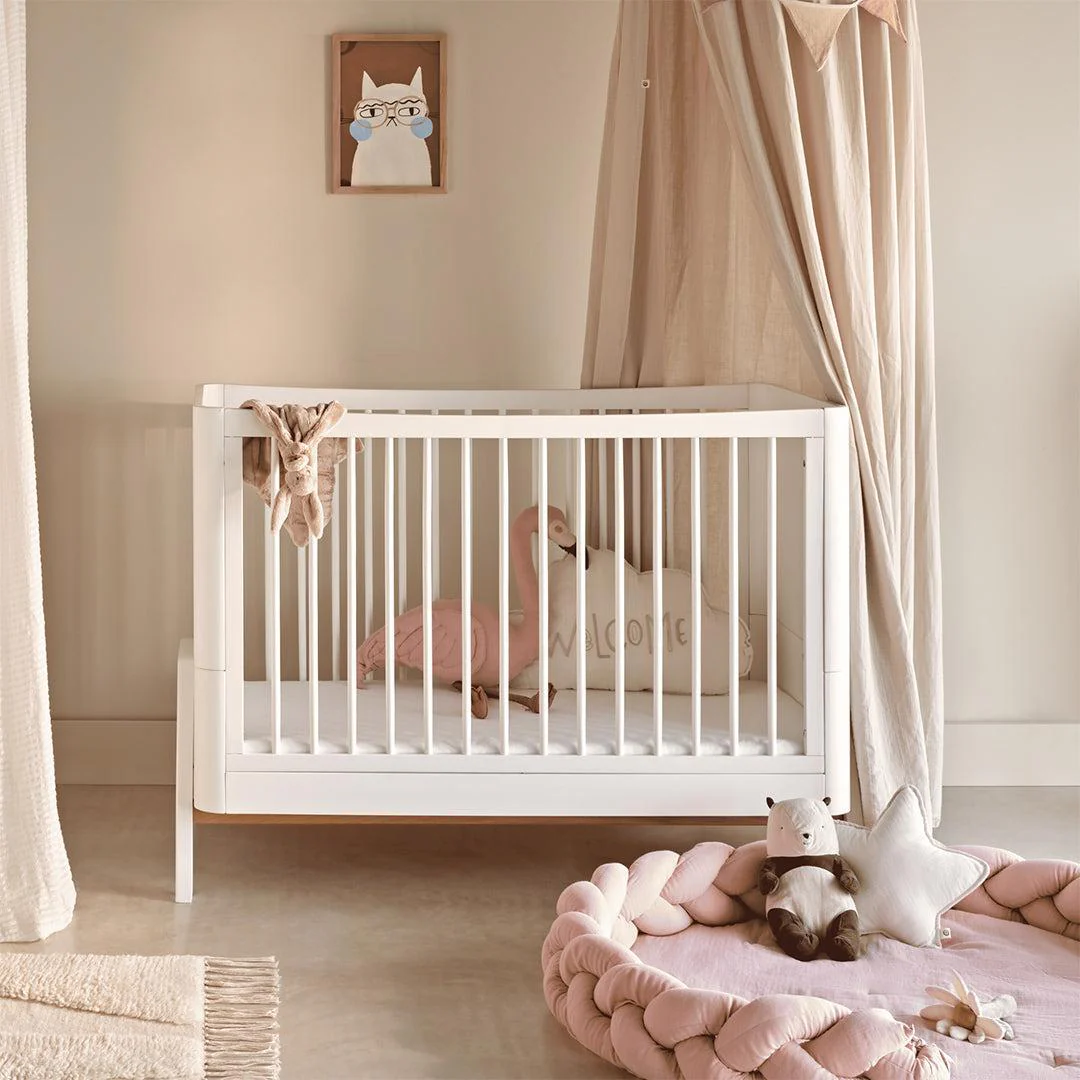 Gaia Baby Hera 'Studio Edit" Two Piece Set (Cot & Dresser) - White - Image 2