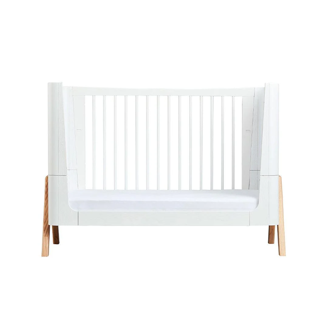 Gaia Baby Hera Cot Bed + Dresser Two Piece Bundle - 	Scandi-White + Natural - Image 10