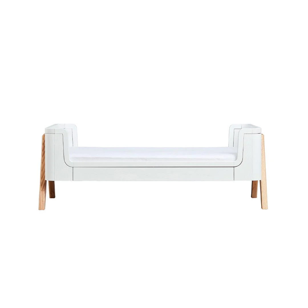 Gaia Baby Hera Cot Bed + Dresser Two Piece Bundle - 	Scandi-White + Natural - Image 11