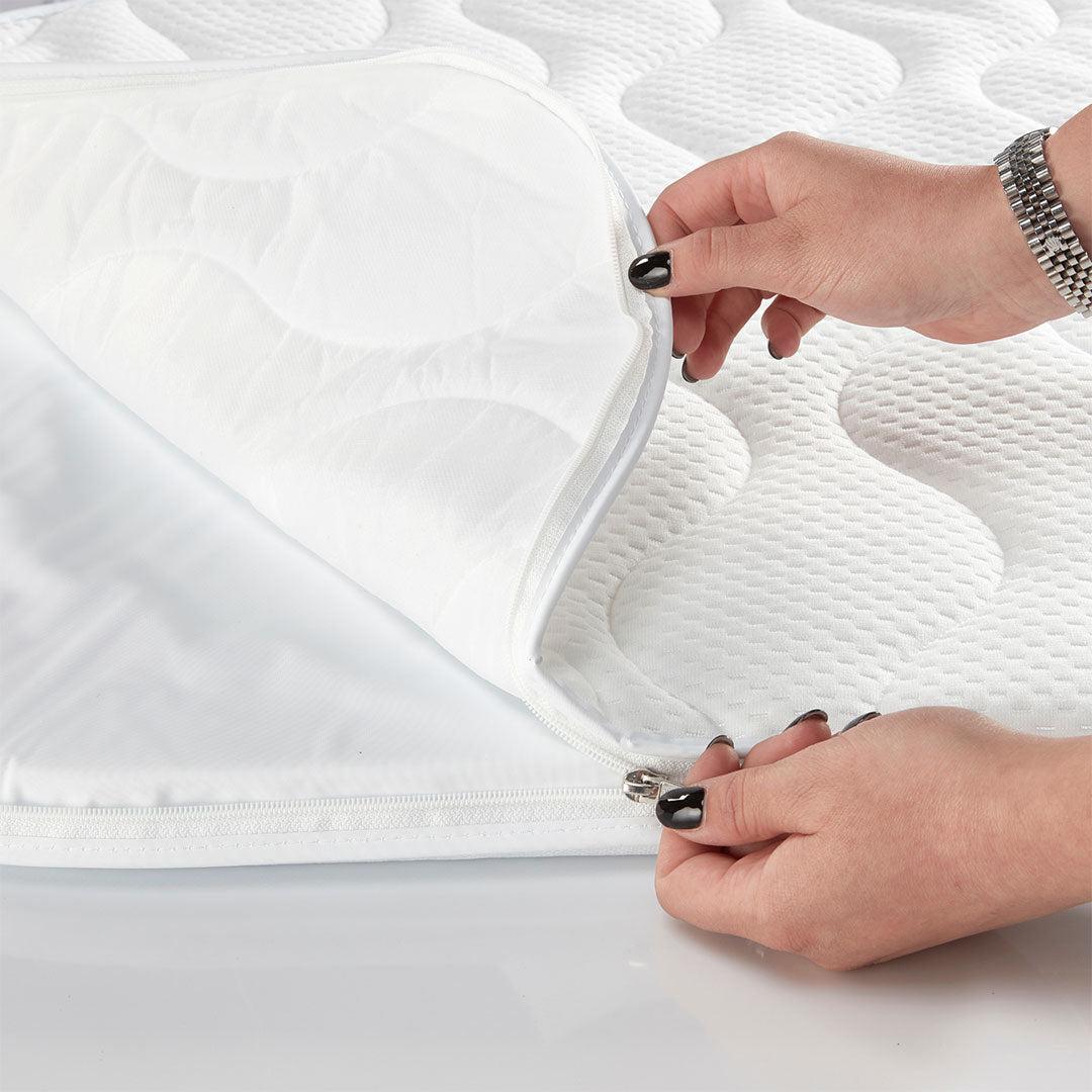 Gaia Baby Serena Bedside Crib Mattress - White - Image 2