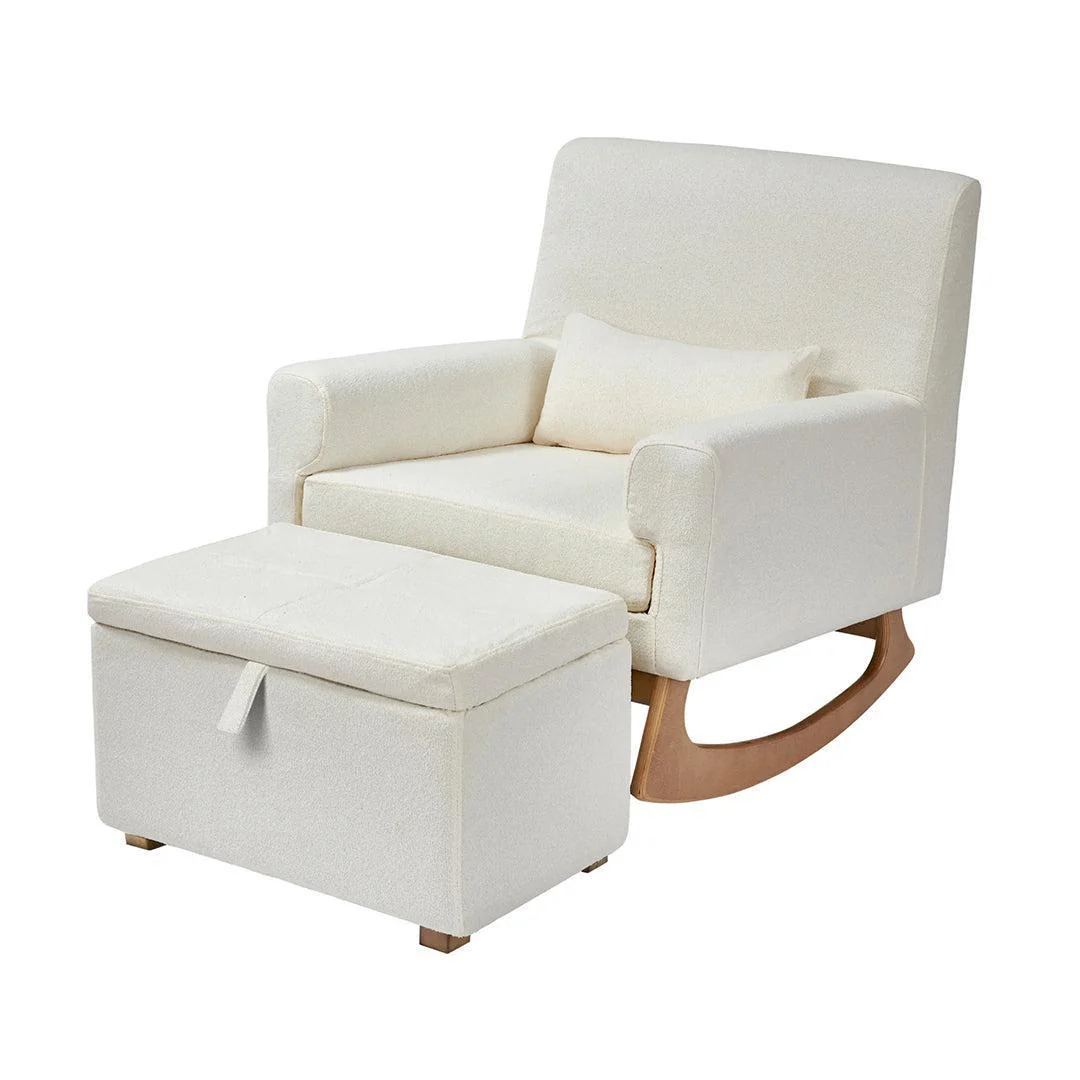 Gaia Baby Serena Footstool - Chalk - Image 3