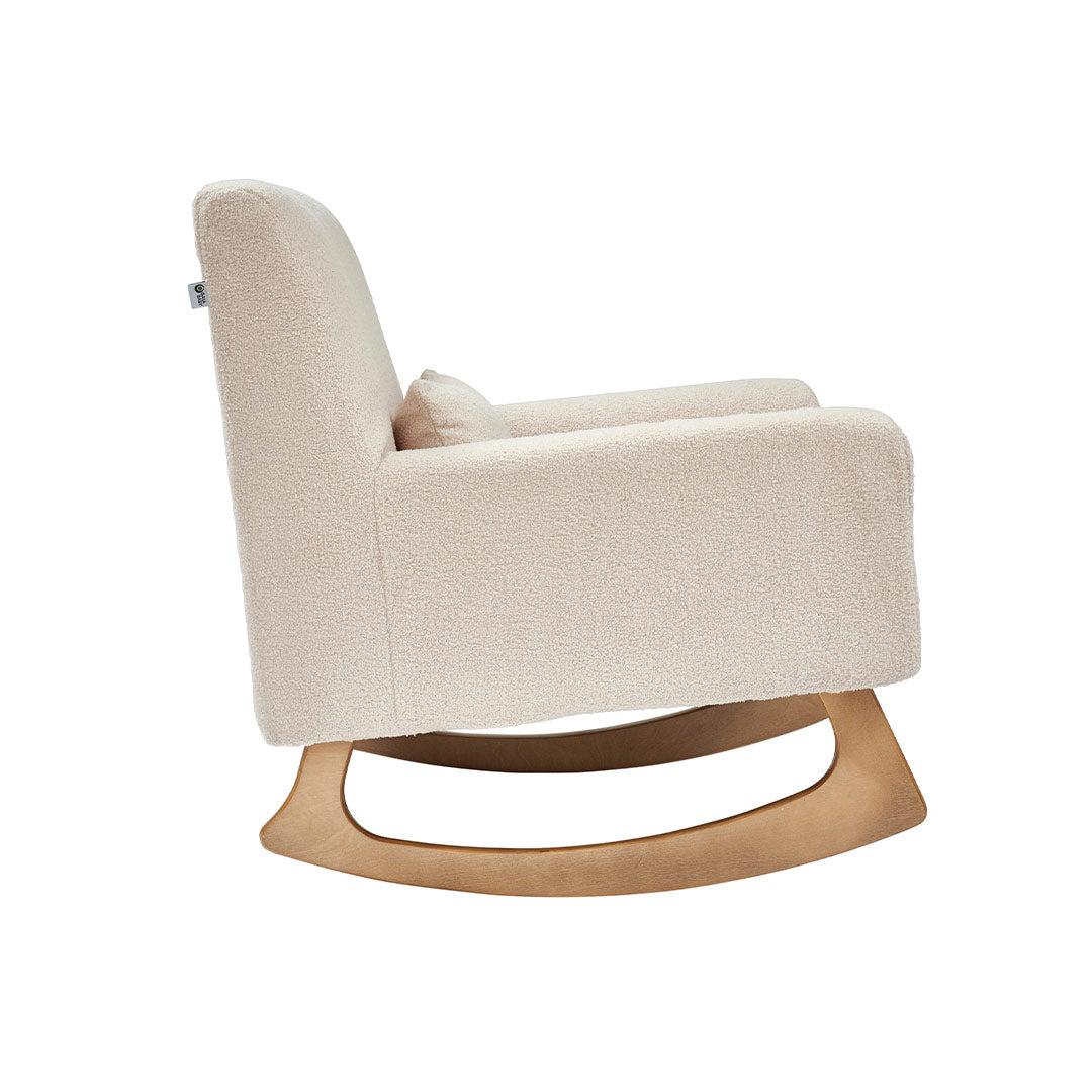 Gaia Baby Serena Rocking & Feeding Chair - Biscuit Bouclé - Image 5