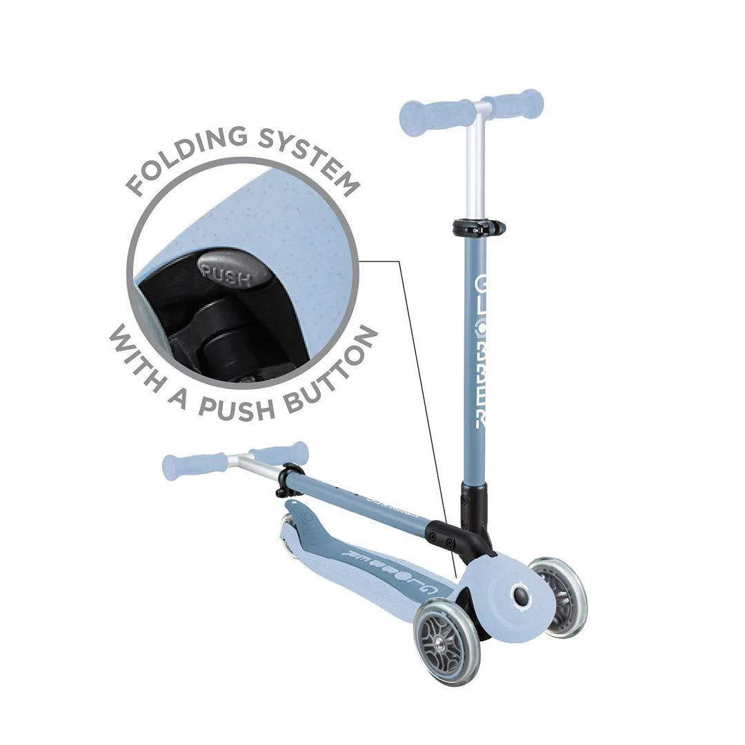Globber Go Up Eco Active Lights Scooter - Blueberry - Image 4