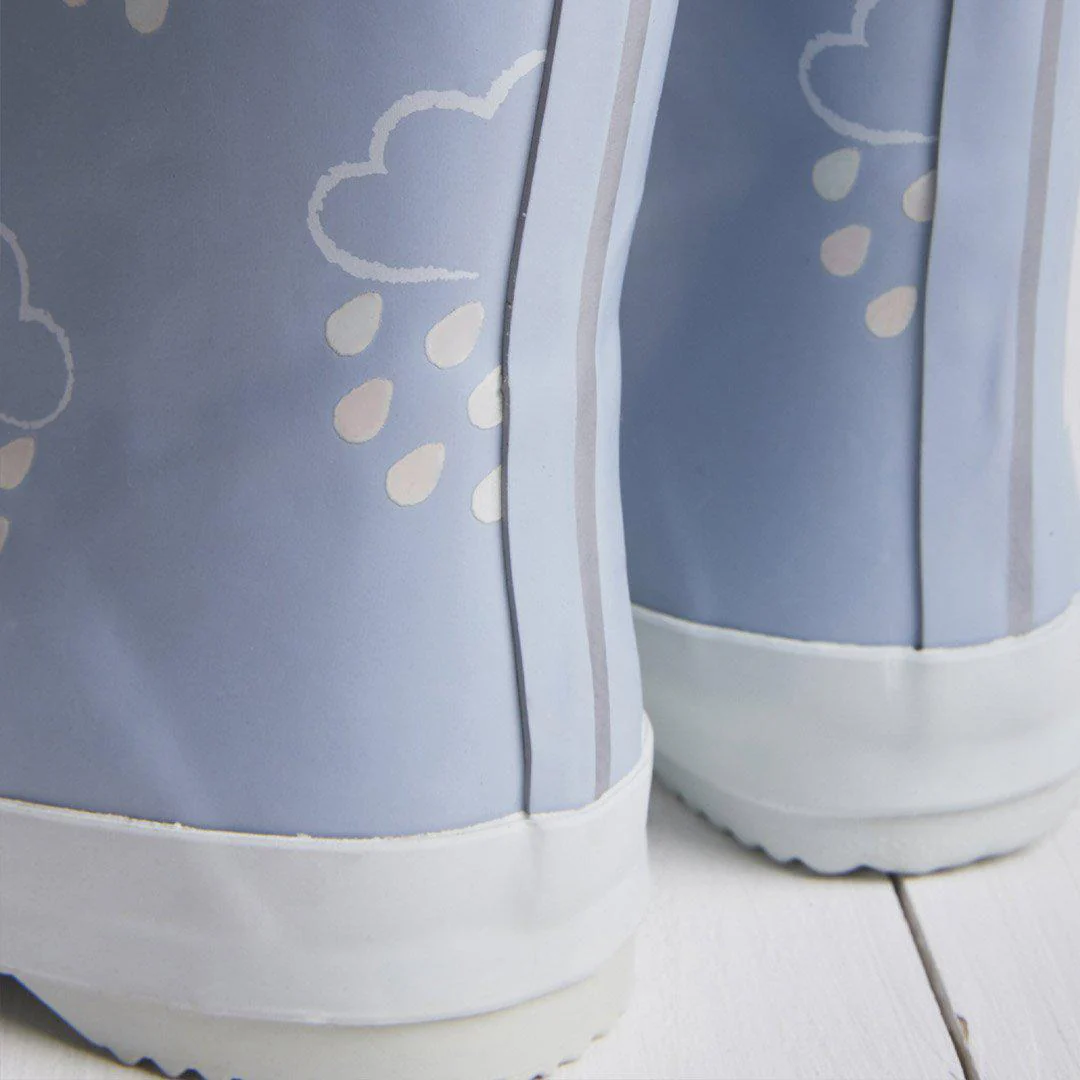 Grass & Air Colour-Revealing Wellies - Baby Blue - Image 5
