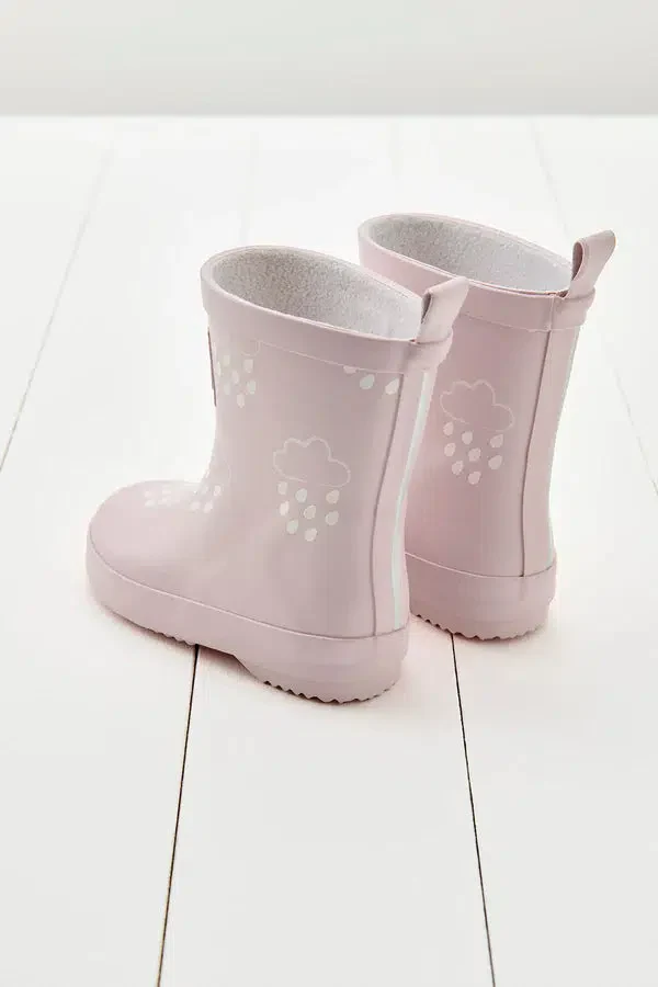Grass & Air Colour-Revealing Wellies - Baby Pink - Image 3