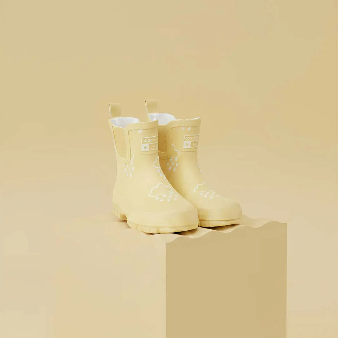 Grass & Air Shortie Chunk Adventure Boot with Bag - Buttermilk Yellow - Image 2