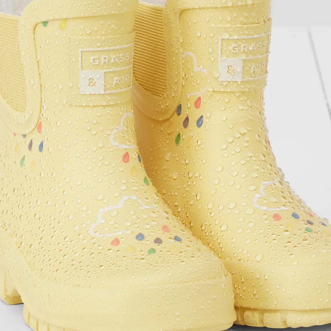 Grass & Air Shortie Chunk Adventure Boot with Bag - Buttermilk Yellow - Image 3