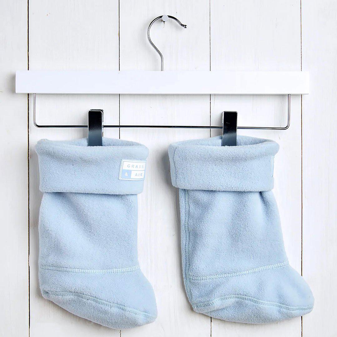 Grass & Air Wellie Socks - Baby Blue - Image 3
