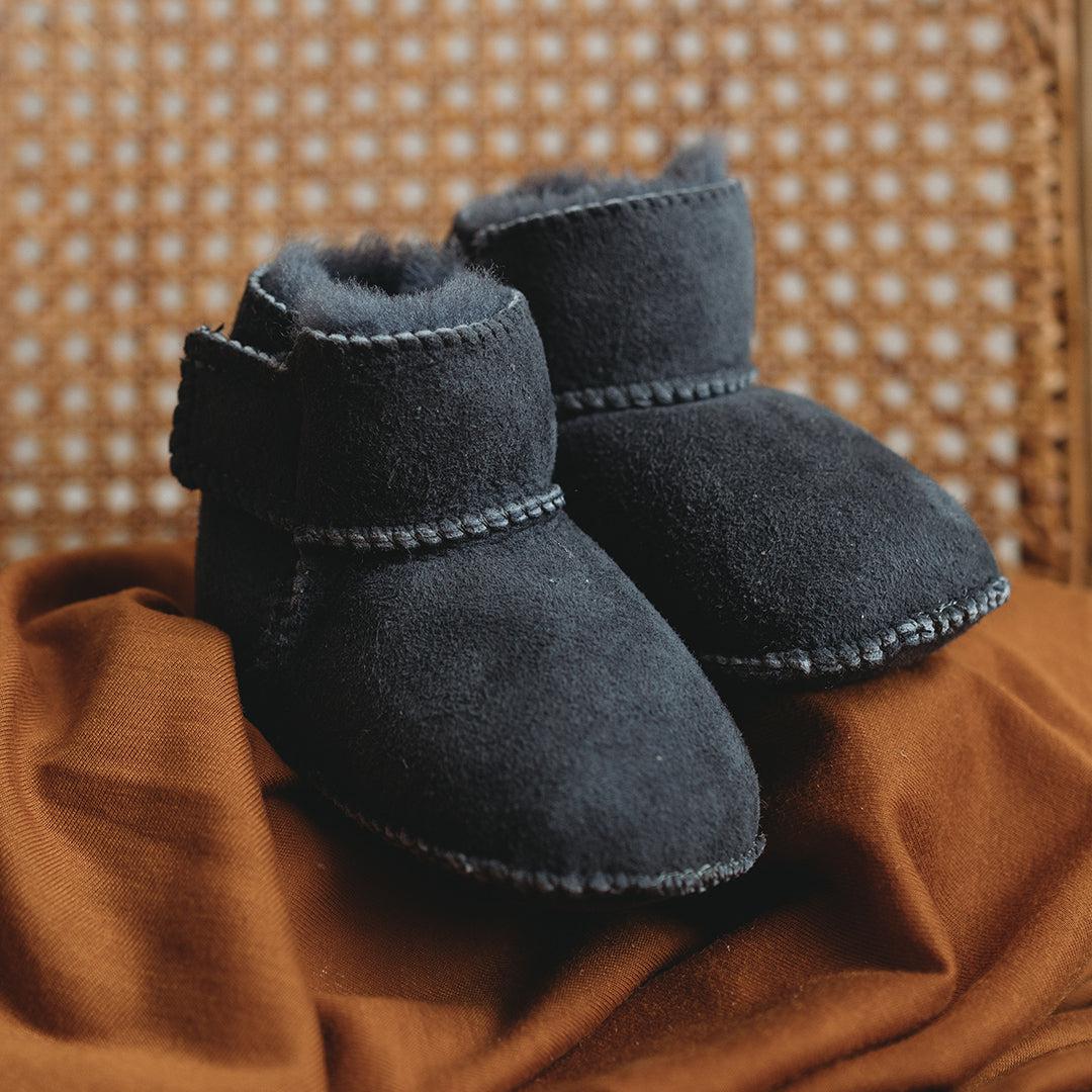 Heitmann Lambskin Booties - Anthracite