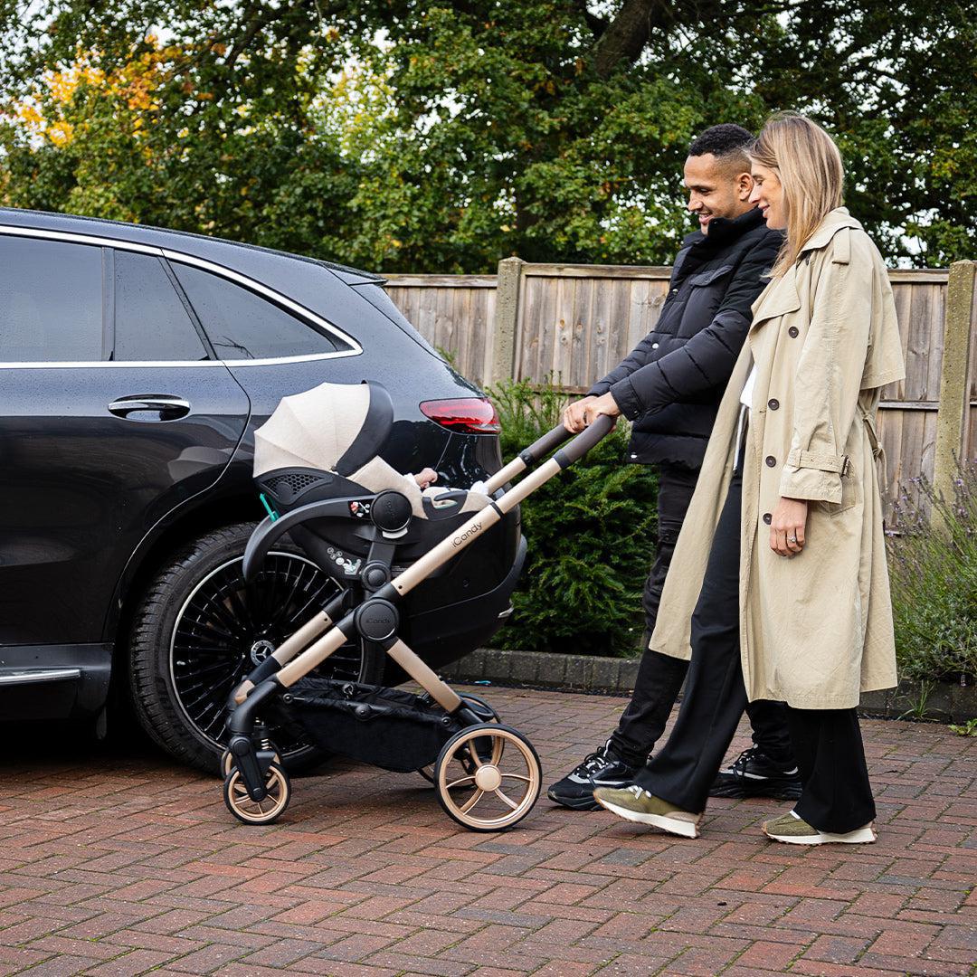 iCandy Cocoon Infant Car Seat + Base - Latte - Image 4