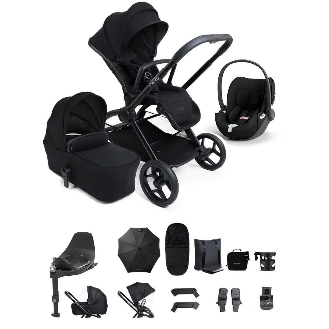 iCandy Core 2 Black Complete Travel Bundle with CYBEX Cloud T and Base - Image 3