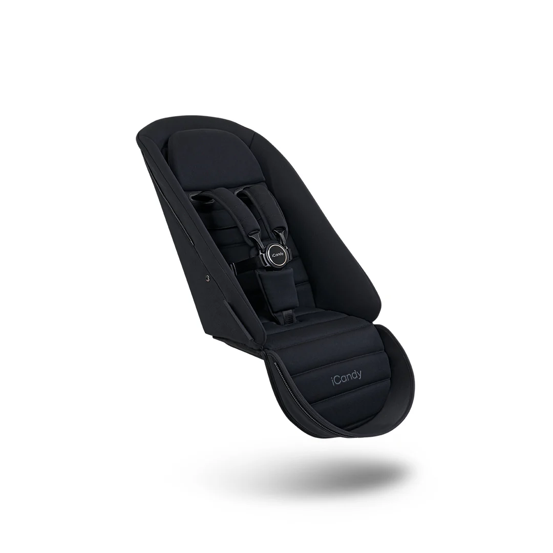 iCandy Peach 7 2nd Seat Fabric - Black