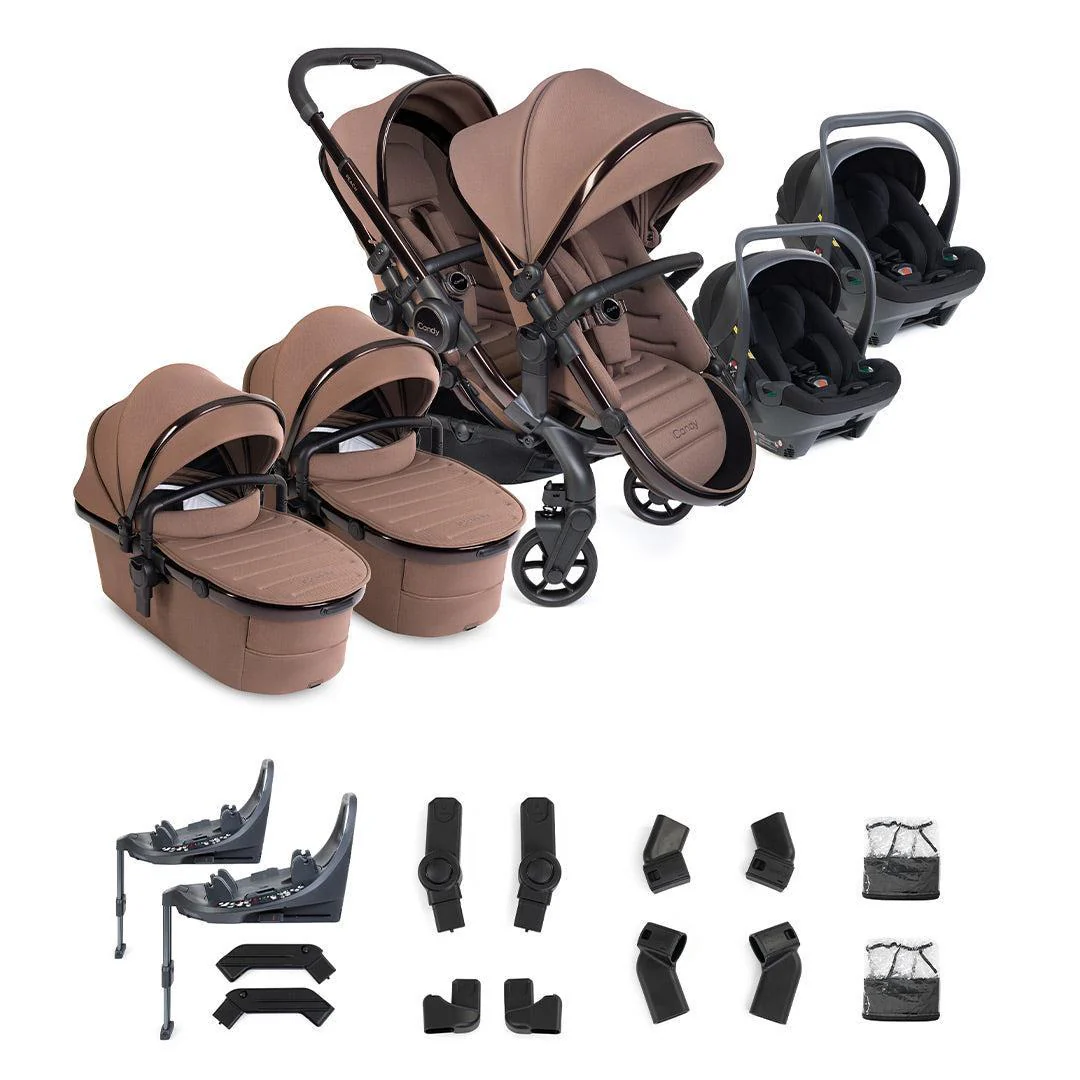 iCandy Peach 8 Editions Twin with Cocoon 360 and Base - Image 2