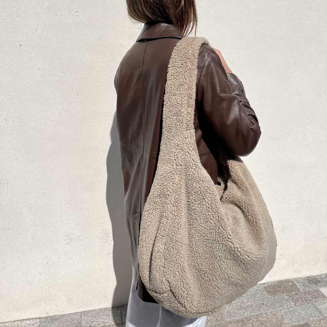 JEM + BEA Teddy XL Changing Bag  - Fawn - Image 4