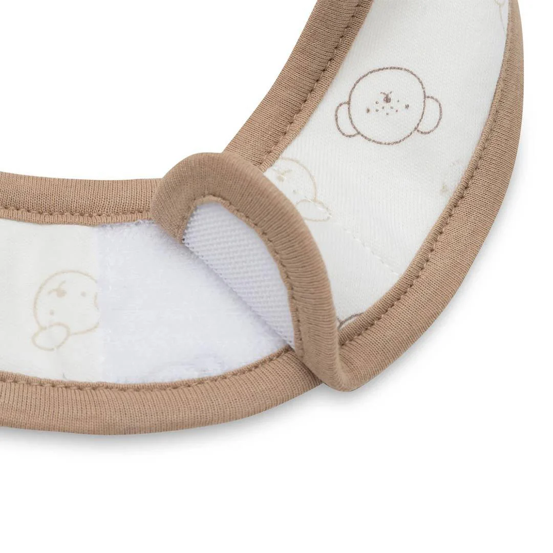 Jollein Jersey Waterproof Bibs - 5 Pack - Miffy Heads - Image 3