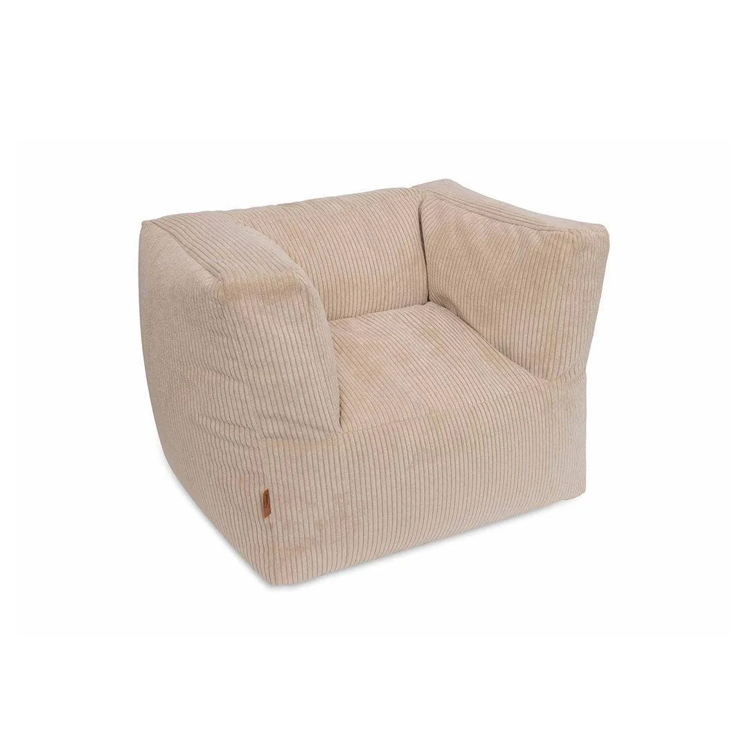 Jollein Kids Chair Beanbag - Corduroy Natural - Image 7