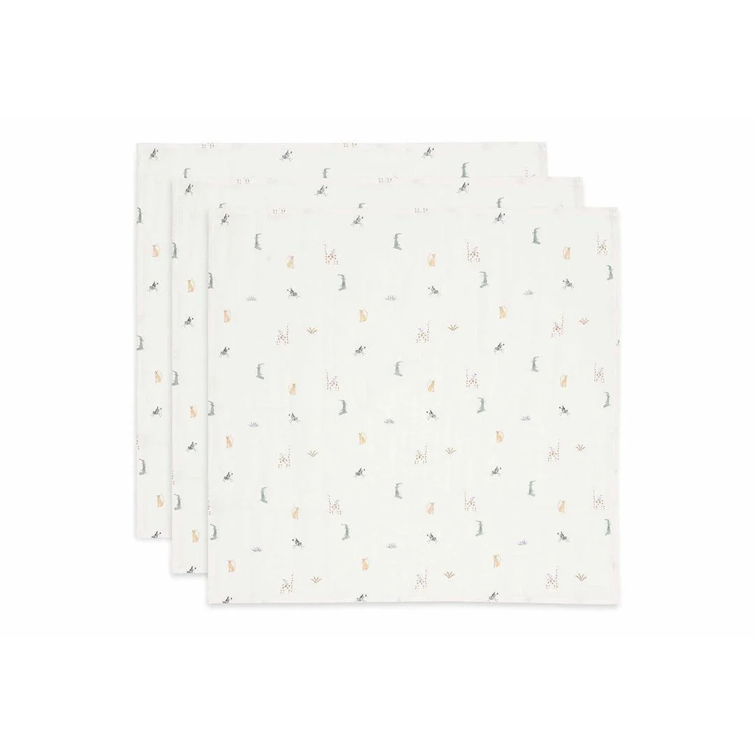 Jollein Muslin Cloth (3pack) - Jungle Jambo