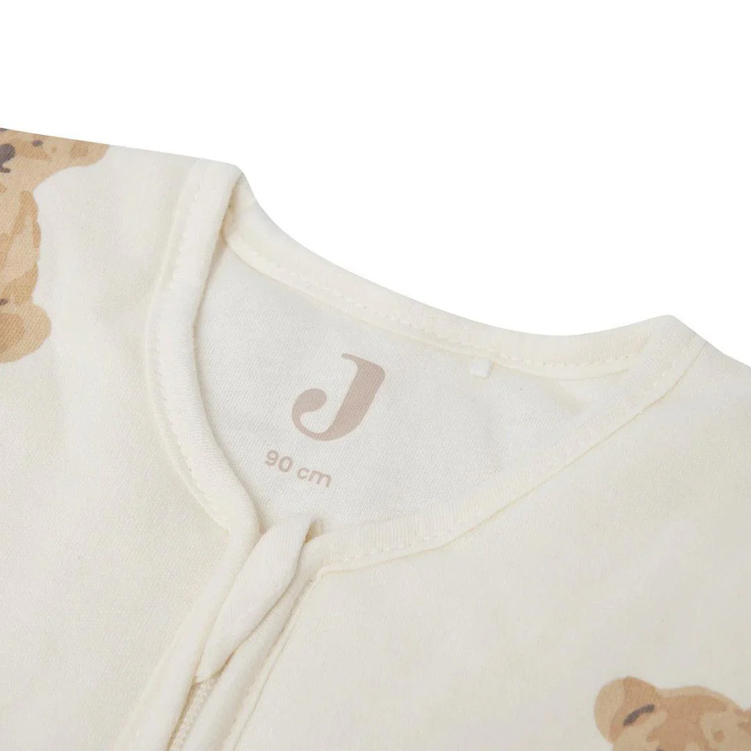 Jollein Sleeping Bag With Removable Sleeves 90cm - Teddy Bear - Image 5
