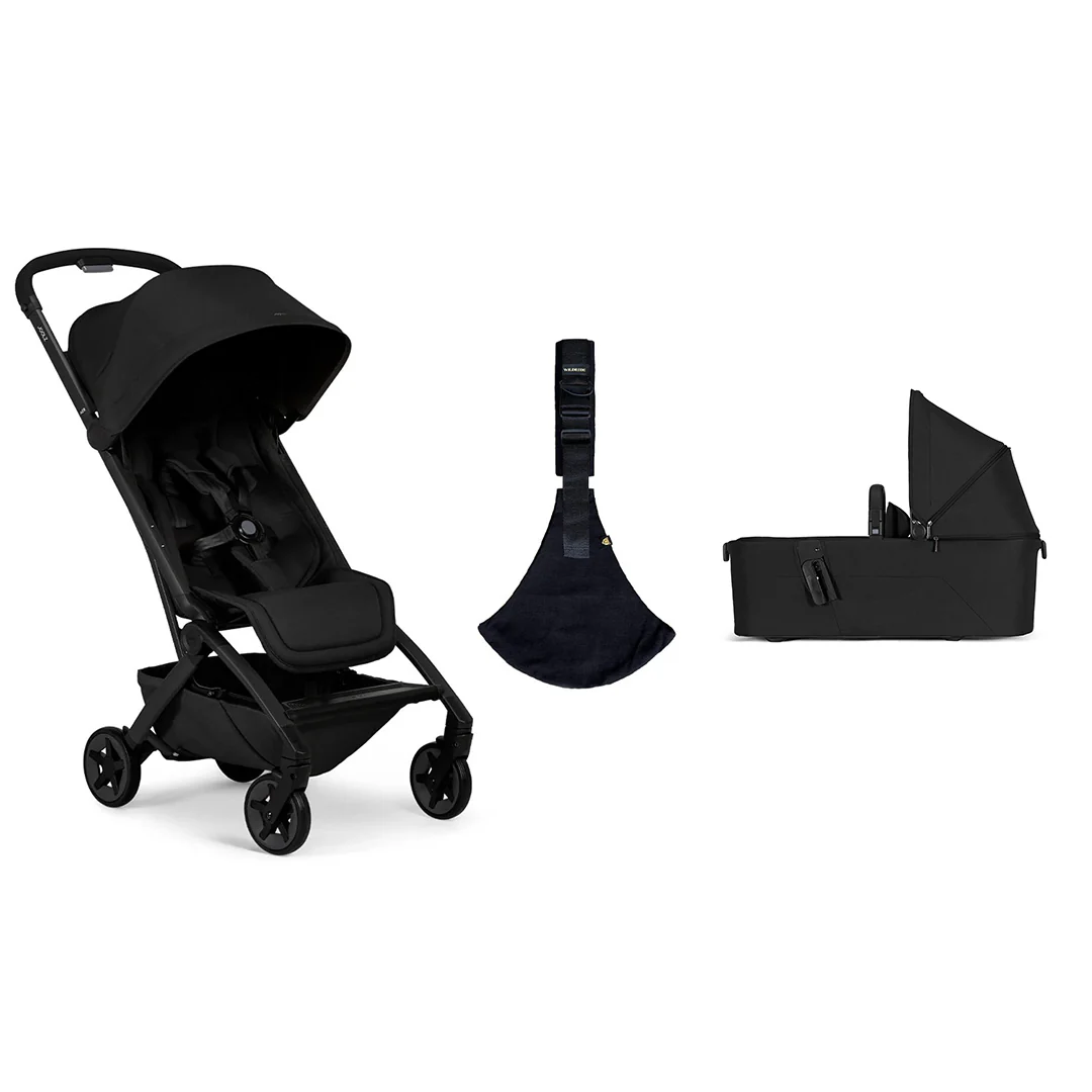 Joolz Aer2 Compact Stroller & Wildride Carrier - Space Black - Image 21