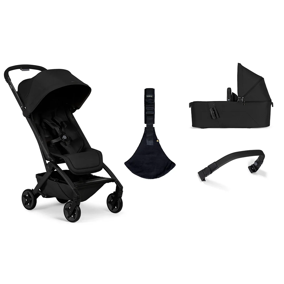 Joolz Aer2 Compact Stroller & Wildride Carrier - Space Black - Image 22