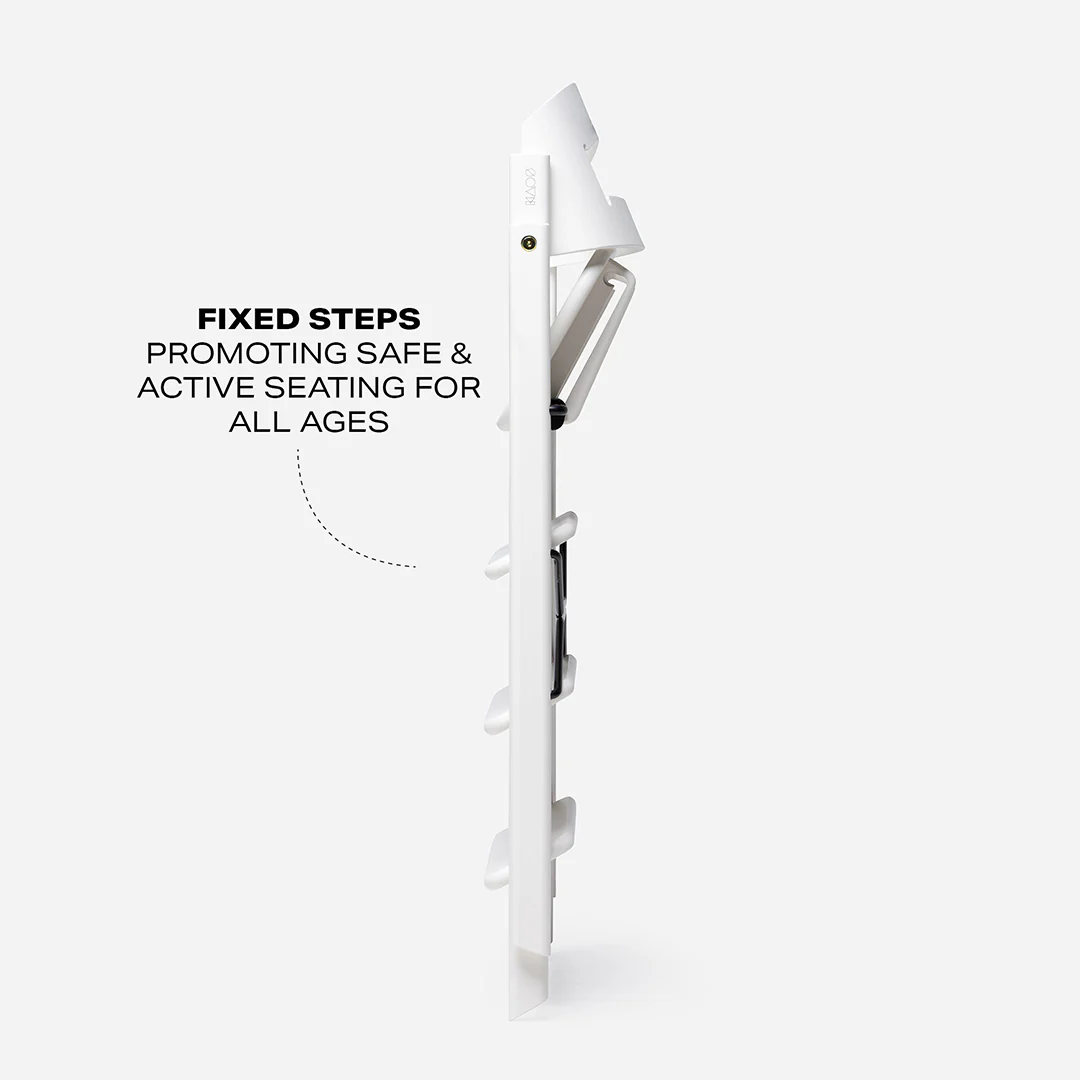 KAOS KLAPP® Highchair - Beech - White - Image 3