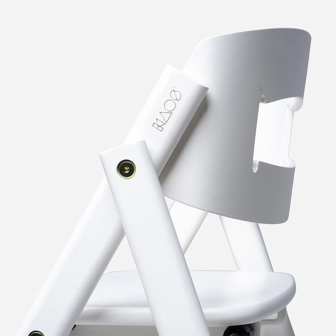 KAOS KLAPP® Highchair - Beech - White - Image 4