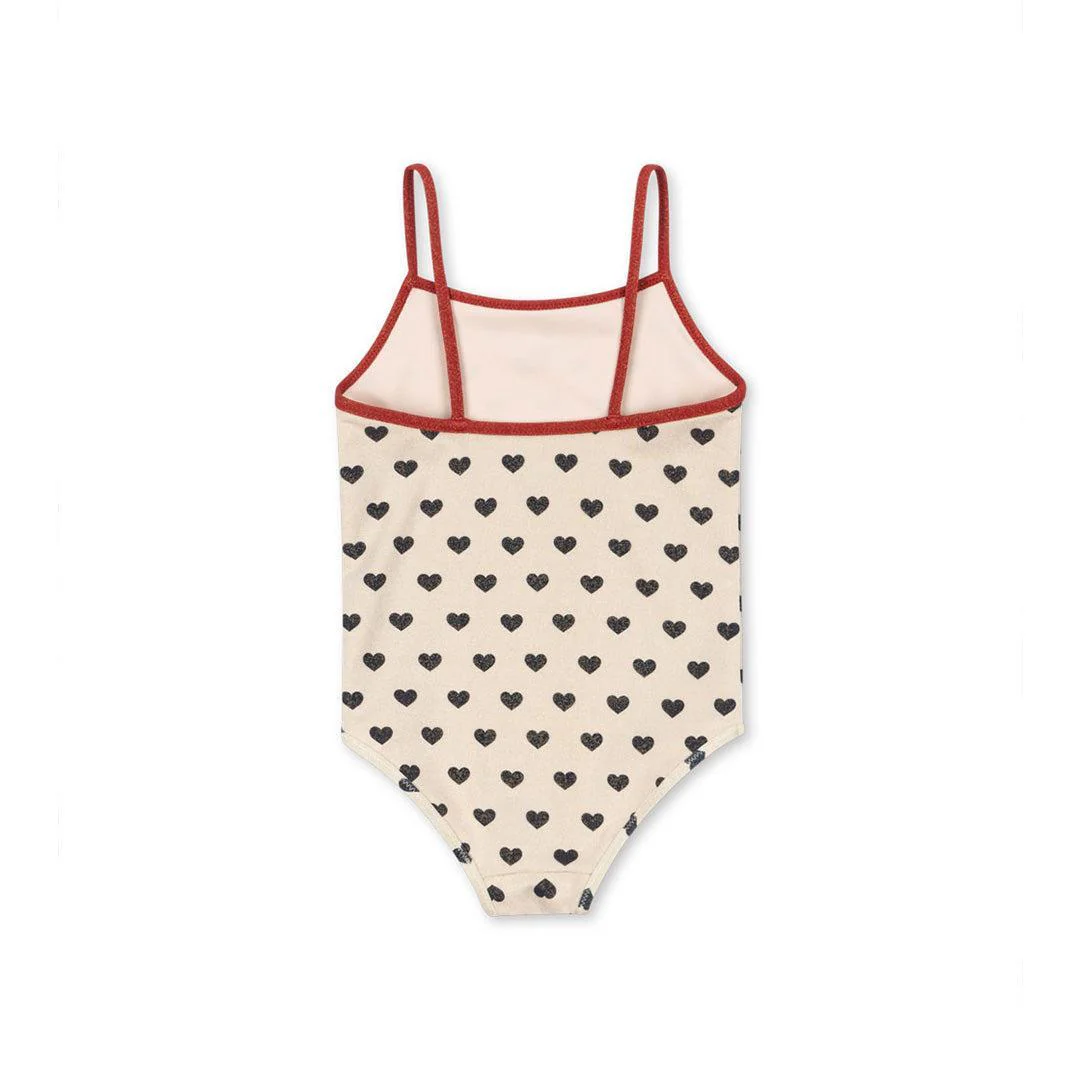 Konges Slojd Manon Glitter Swimsuit - Coeur Eclipse - Image 3