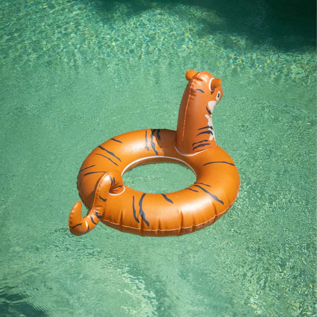 Konges Slojd Swim Ring - Orange - Tiger - Image 3