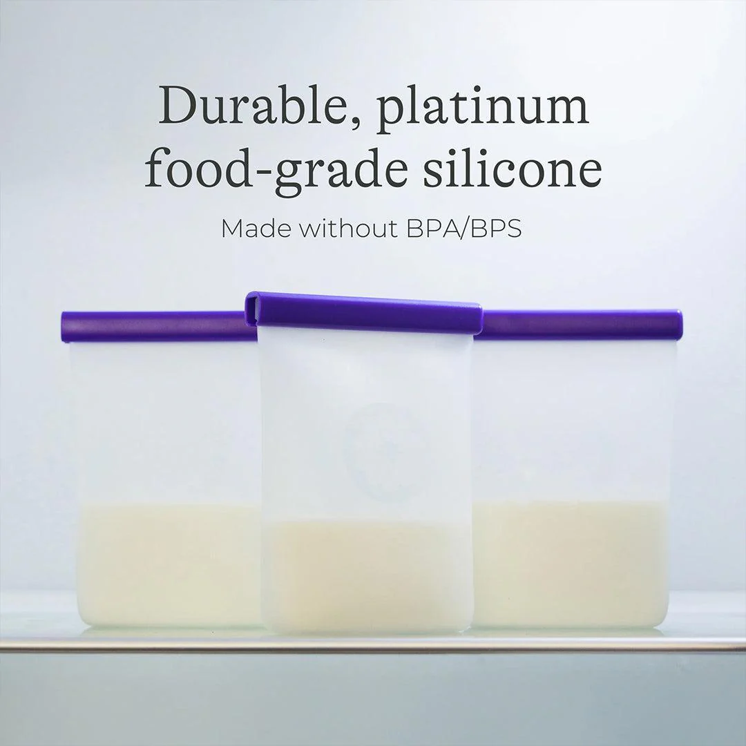 Lansinoh Silicone Milk Storage Bags - Clear - Image 3