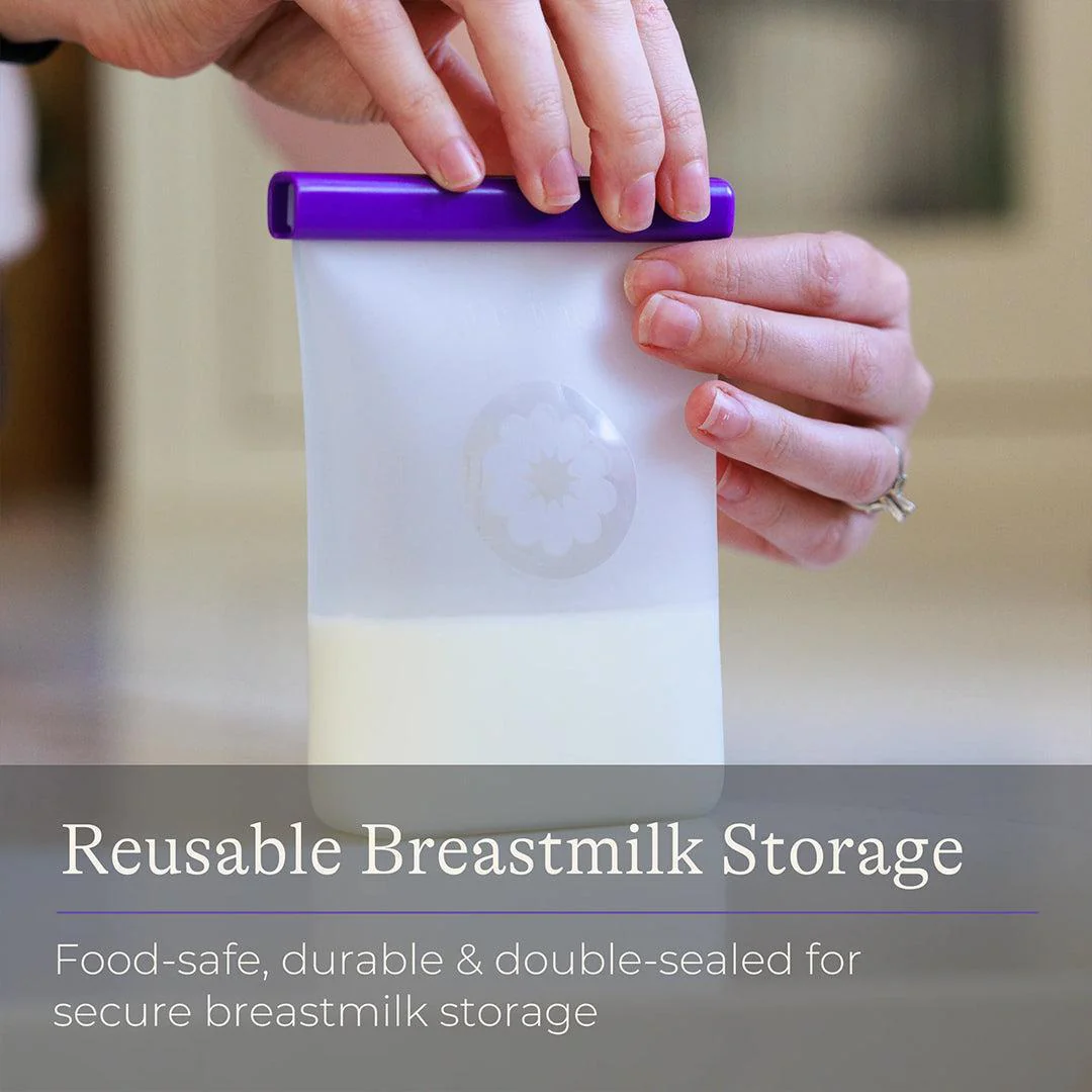 Lansinoh Silicone Milk Storage Bags - Clear - Image 4