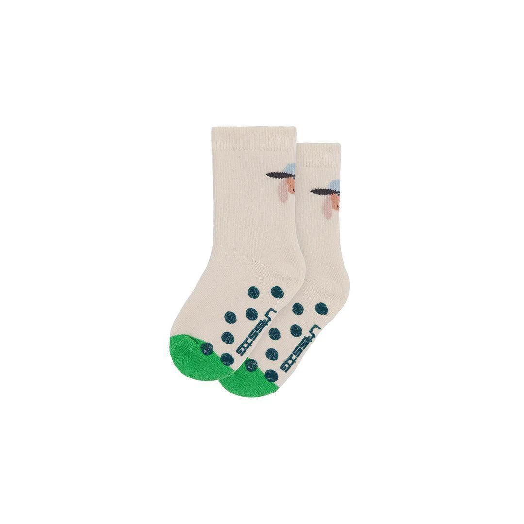 Lassig Anti-Slip Socks GOTS 2pcs - Dog - Green - Image 4