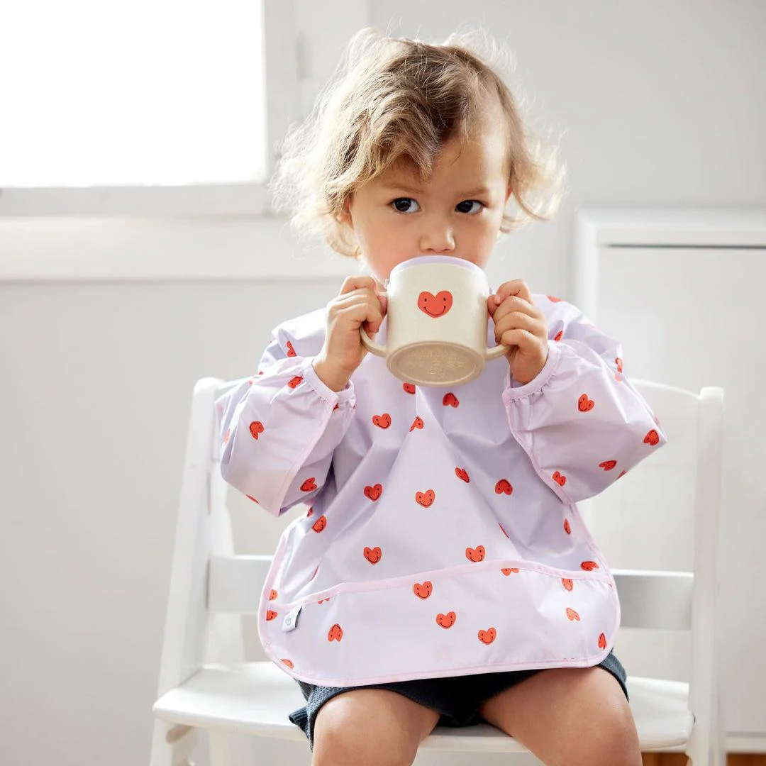 Lassig Cellulose Sippy Cup - Happy Rascals - Lavender - Heart - Image 2